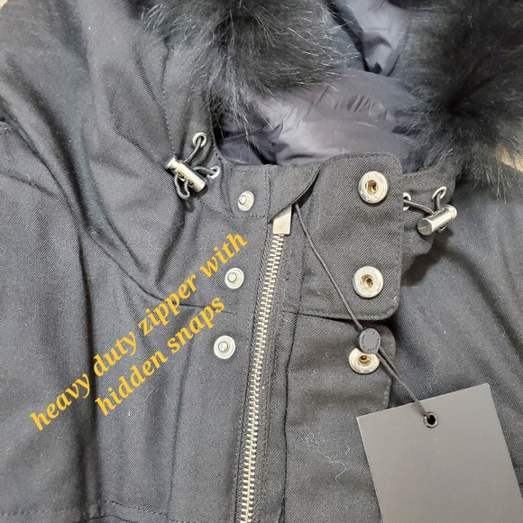 THE KOOPLES Long Down Jacket Parka Men's/Unisex Black Coat Jacket MSRP $… - Picture 7 of 16